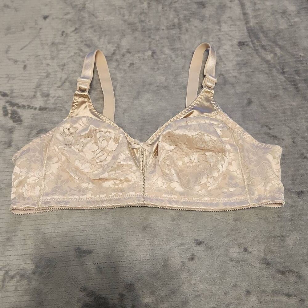 Bali Women's Double Support Wire-Free Bra Size 40B 3372 Beige
